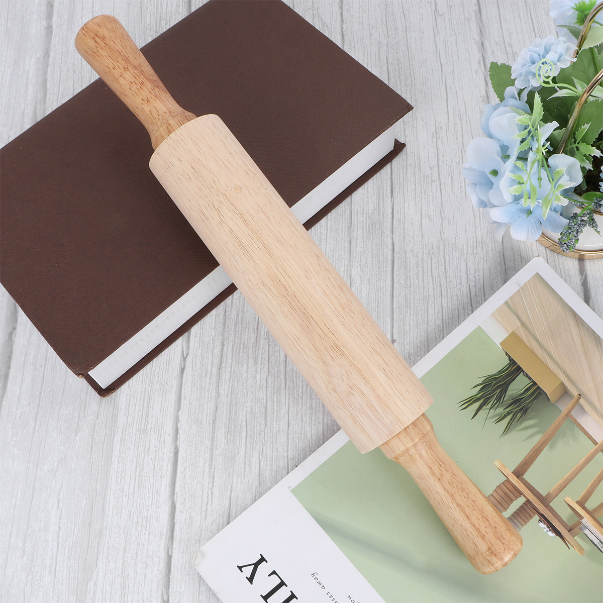 Premium Rubberwood Rolling Pin - đánh giá và giá Kitchen Roller Baking