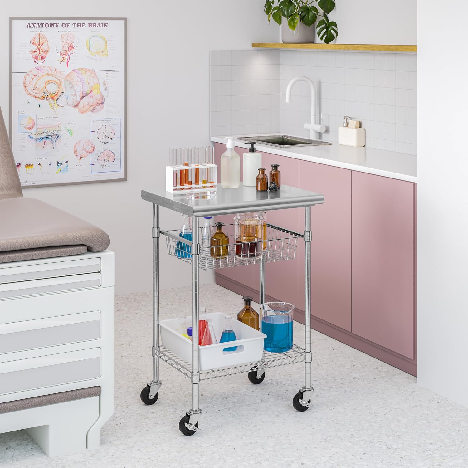 Stainless Steel Commercial Pre - đánh giá và giá Kitchen Baking Cart