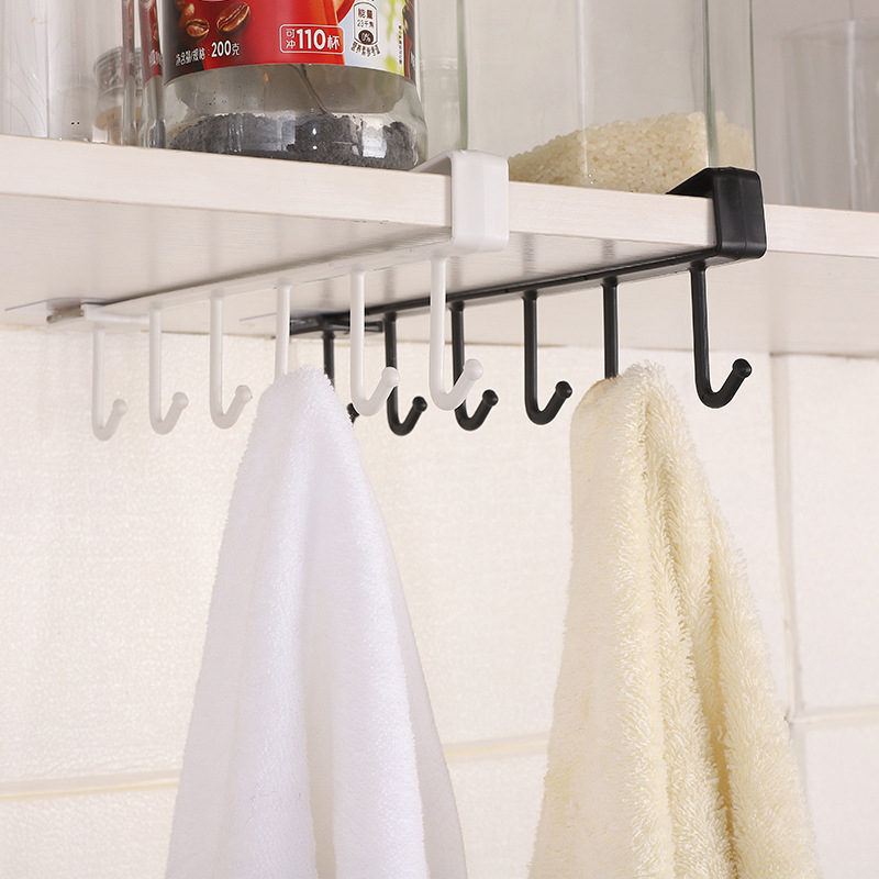 6 Hooks Storage Shelf Plastic  - đánh giá và giá Kitchen Uncle