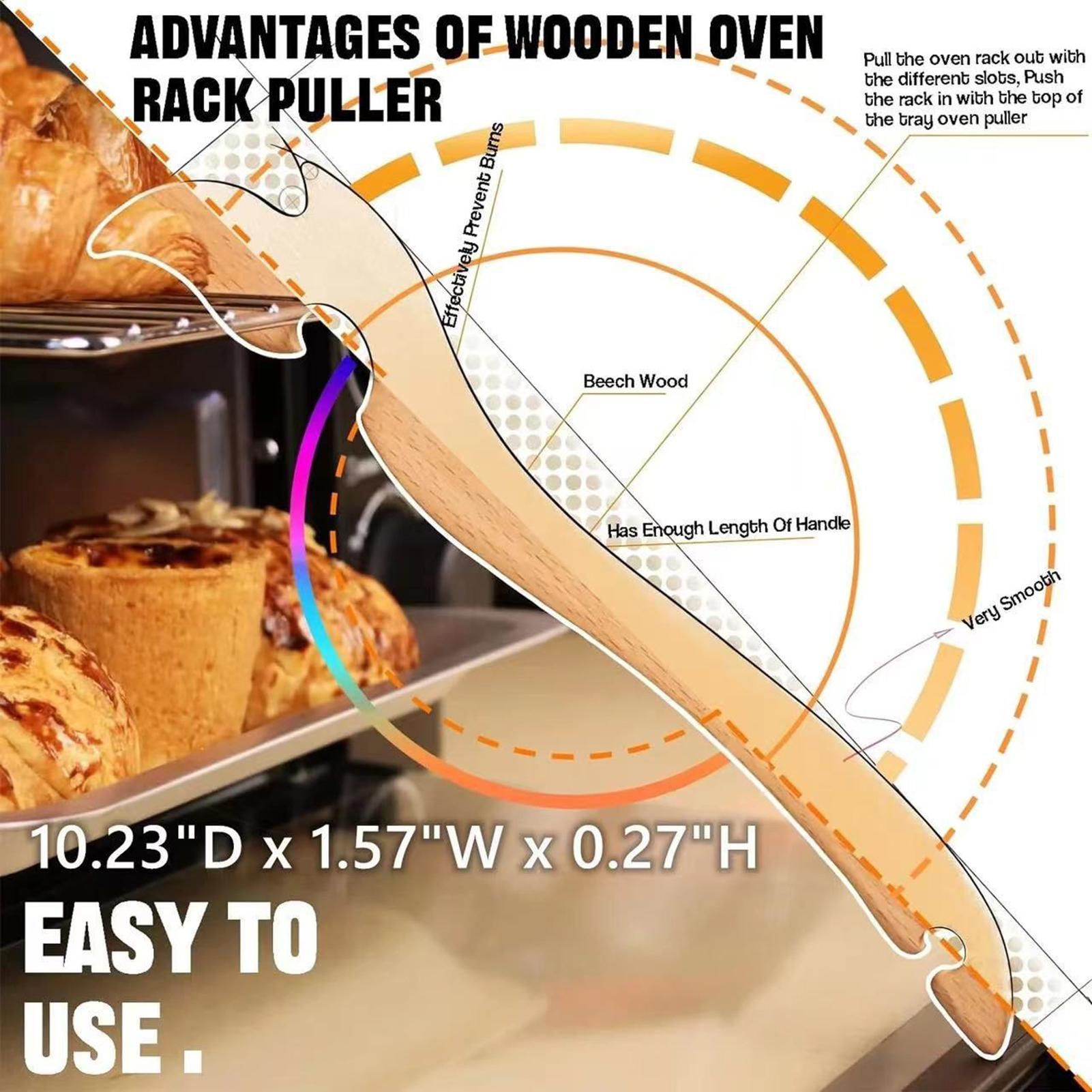 Wooden Long Handle Oven Rack P - đánh giá và giá Kitchen Baking Rack
