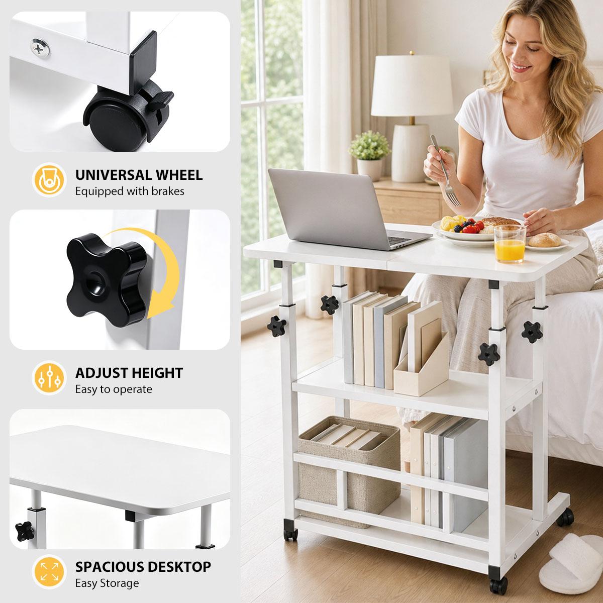 3-Tier Adjustable Height Rolli - đánh giá và giá Kitchen Baking Cart