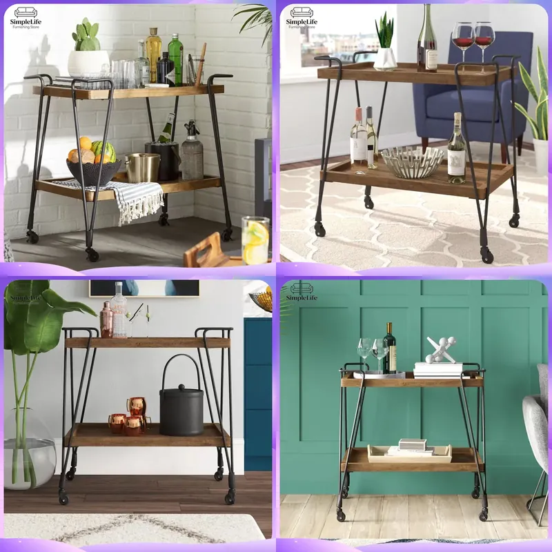 Kitchen Trolley with Wheels Ro - đánh giá và giá Kitchen Baking Cart